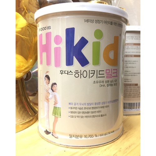 Sữa Hikid Premium Tách Béo Hỗ Trợ Tăng Chiều Cao Cho Trẻ 1-9 Tuổi - Dinh Dưỡng Cao Cấp Bổ Sung DHA, Vitamin D, Kẽm, Magie