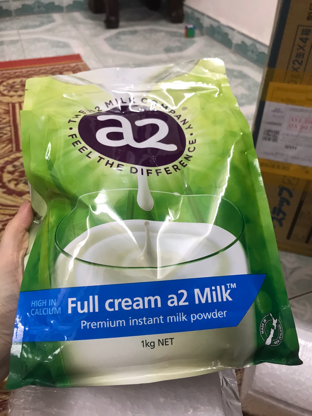 Sữa A2 Nguyên Kem Dạng Bột 1kg - Sữa Tươi Úc Chất Lượng Cao, Hỗ Trợ Tiêu Hóa & Tăng Cường Sức Khỏe Cho Mọi Lứa Tuổi