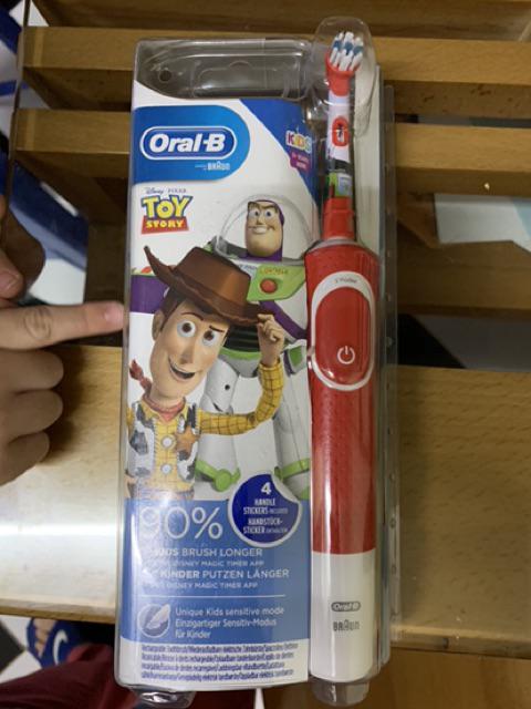Bàn Chải Điện Oral-B Stages Power Cars Cho Bé Trai - Đánh Răng Hiệu Quả, Tiêu Chuẩn Châu Âu, Dành Cho Trẻ Từ 3 Tuổi