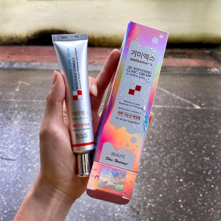 Kem Giảm Nám Tàn Nhang Melasma-X 3D Whitening Clinic - Làn Da Sáng Mịn Tự Nhiên, Giúp Làm Đều Màu Da, Từ Hàn Quốc
