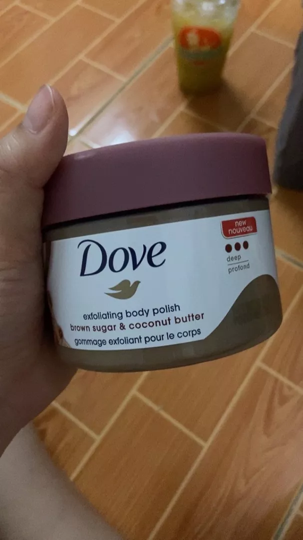 Tẩy Tế Bào Chết Dove Exfoliating Body Polish Scrub 298g - Brown Sugar