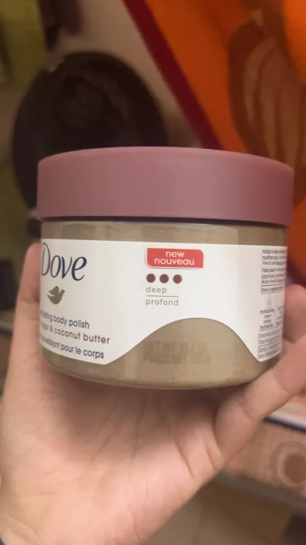 Tẩy Tế Bào Chết Dove Exfoliating Body Polish Scrub 298g - Brown Sugar