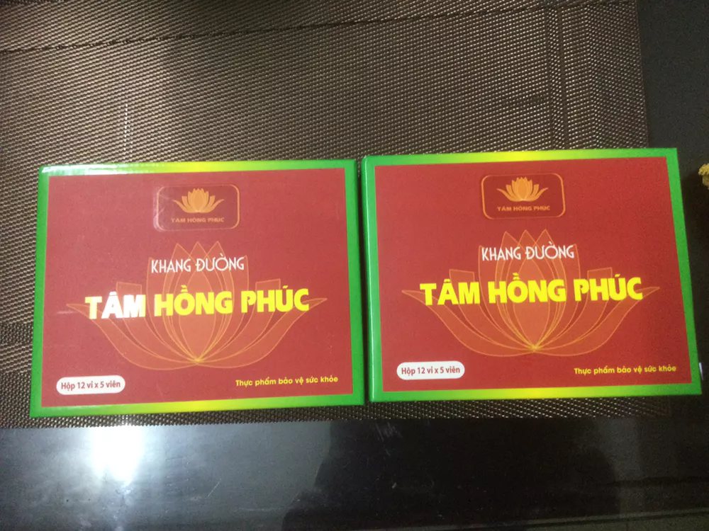 Viên uống Khang Đường Tâm Hồng Phúc - Hỗ trợ đường huyết, giảm mỡ, cholesterol, tăng cường sức khỏe cho người tiểu đường