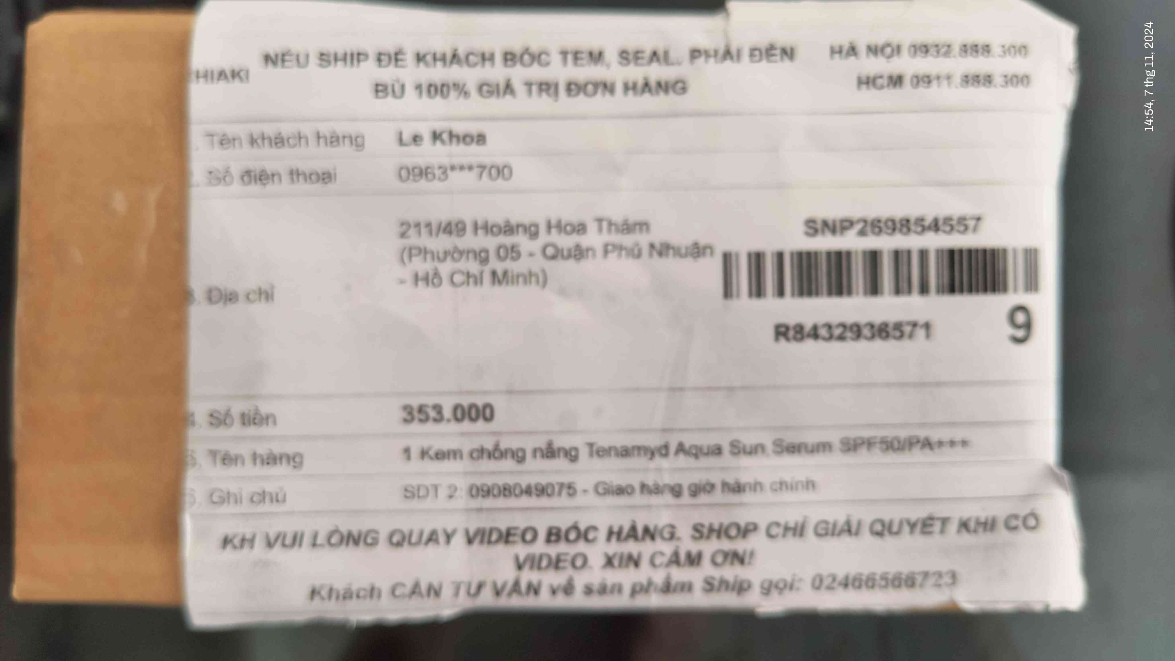 Kem Chống Nắng Tenamyd Aqua Sun Serum SPF50/PA+++ - Bảo Vệ Da, Kiềm Dầu, Dưỡng Ẩm và Chống Nắng Tối Ưu cho Da Nhạy Cảm