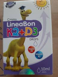 Vitamin D3 + K2 LineaBon 10ml - Hỗ trợ hấp thu canxi, phát triển chiều cao cho trẻ sơ sinh và trẻ nhỏ, sản phẩm chính hãng từ Châu Âu