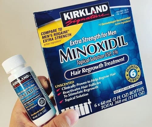 Dung dịch hỗ trợ mọc tóc Minoxidil 5% Kirkland chính hãng Mỹ - Chăm sóc tóc, giảm rụng tóc hiệu quả cho nam giới