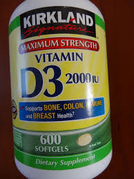Vitamin D3 2000IU Kirkland - Viên Uống Bổ Sung Vitamin D Chất Lượng Từ Mỹ, Hỗ Trợ Xương Khớp và Hệ Miễn Dịch, Hộp 600 Viên