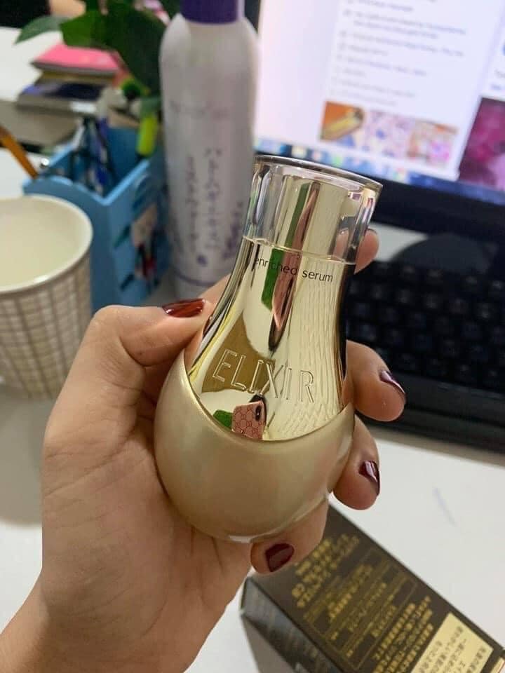 Tinh Chất Nâng Cơ Chống Nhăn Shiseido Elixir Enriched 35ml - Serum Chăm Sóc Da Lão Hóa, Săn Chắc, Căng Bóng, Trẻ Trung từ Nhật Bản