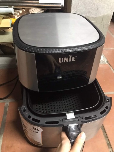 Nồi Chiên Không Dầu UNIE UE-800 Dung Tích 8L - Thiết Bị Nấu Ăn Đa Chức Năng, Công Nghệ Rapid Air, Tiết Kiệm Calo