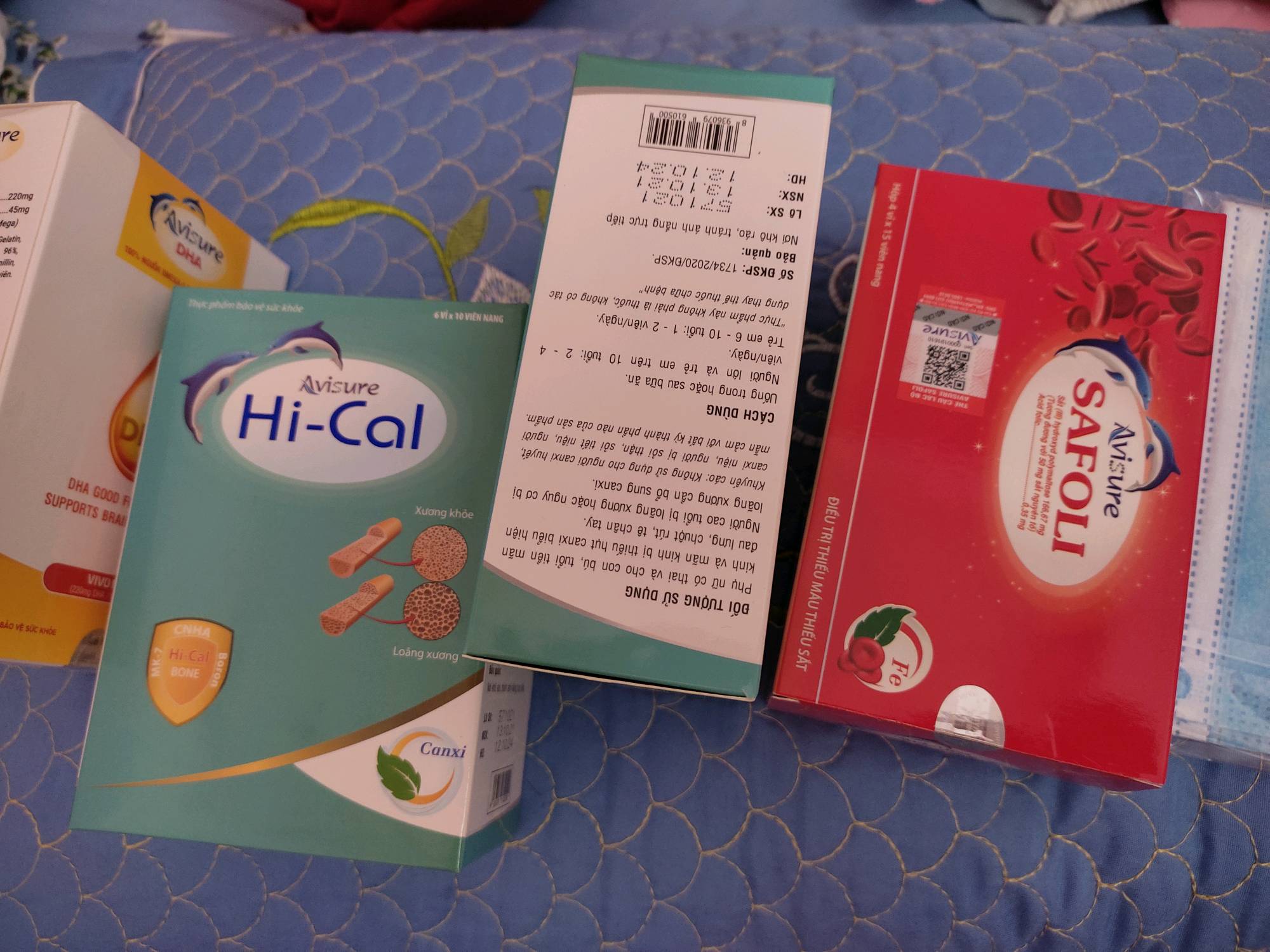 Combo đủ chất Sắt, Canxi, Dha Avisure - Cho mẹ bầu Thai kỳ hoàn hảo