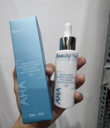 Serum AHA Peeling Mặt BeautyMed - Chứa Axit Glycolic 10% Giúp Làm Đều Màu Da và Trẻ Hóa Da, Hỗ Trợ Giảm Nếp Nhăn