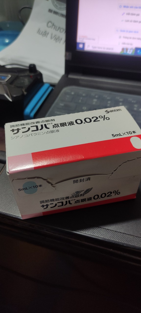 Nước Nhỏ Mắt Santen Sancoba 5ml - Hỗ Trợ Tăng Cường Thị Lực, Giảm Mỏi Mắt, Hỗ Trợ Chăm Sóc Đôi Mắt Khỏe Mạnh