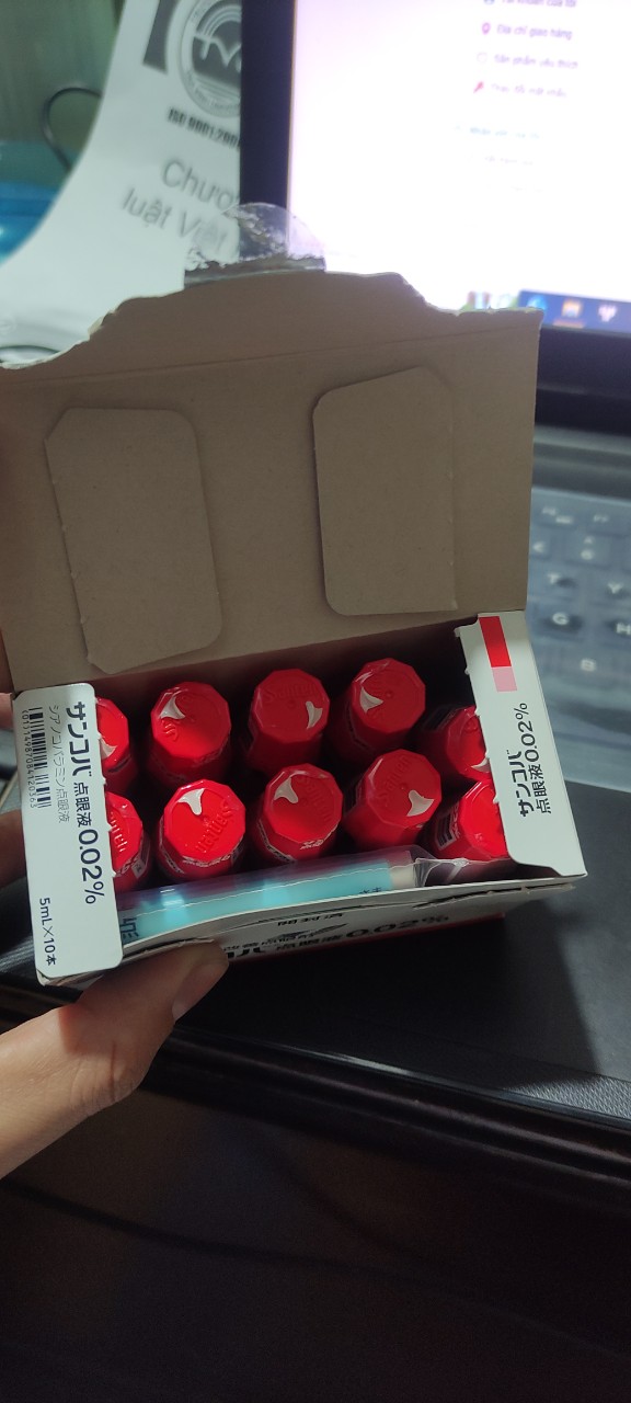 Nước Nhỏ Mắt Santen Sancoba 5ml - Hỗ Trợ Tăng Cường Thị Lực, Giảm Mỏi Mắt, Hỗ Trợ Chăm Sóc Đôi Mắt Khỏe Mạnh