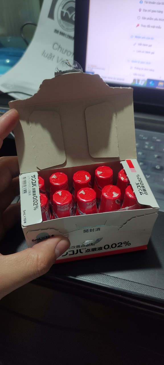 Nước Nhỏ Mắt Santen Sancoba 5ml - Hỗ Trợ Tăng Cường Thị Lực, Giảm Mỏi Mắt, Hỗ Trợ Chăm Sóc Đôi Mắt Khỏe Mạnh