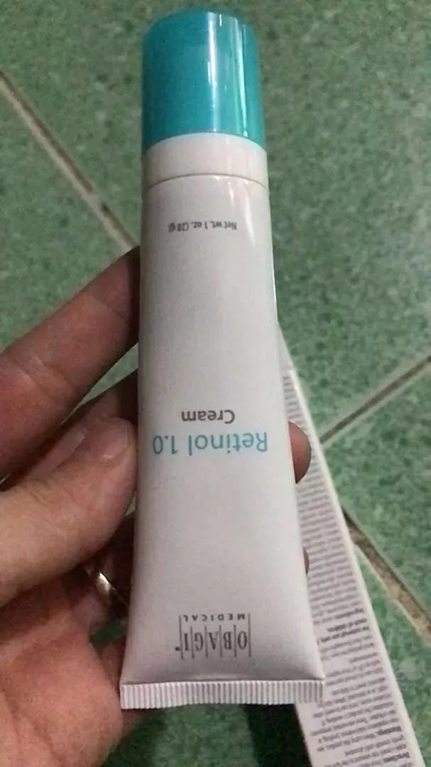 Kem Trị Mụn Obagi Retinol 1.0 - Giúp Làm Sáng Da, Chống Lão Hóa, Dưỡng Ẩm Hiệu Quả, Phù Hợp Cho Da Dầu, Da Thường, 28g