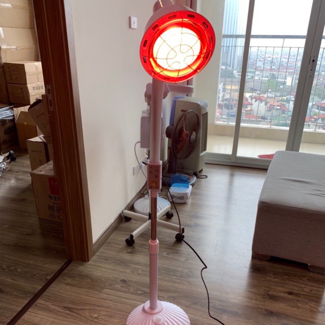 Đèn Gù Hồng Ngoại Xông Ấm TNE Chân Cao 1.7m - Thiết Bị Chăm Sóc Sức Khỏe Hiện Đại, Điều Chỉnh Chiều Cao, Không Thoát Nhiệt