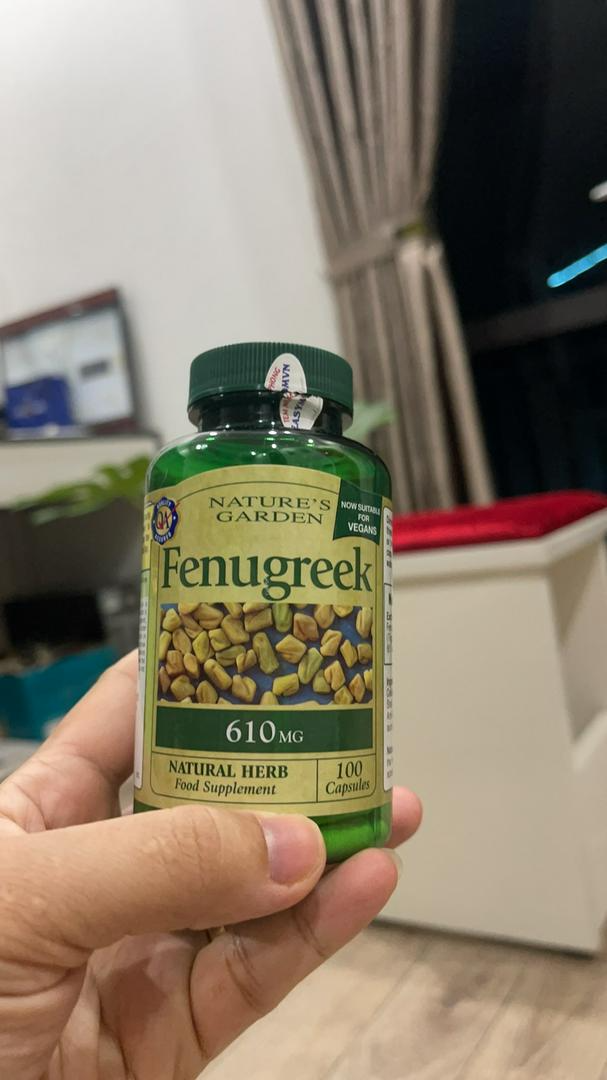 Viên uống lợi sữa Fenugreek Nature's Garden cho mẹ sau sinh - Tăng khả năng tiết sữa và cung cấp dinh dưỡng cho bé - 100 viên