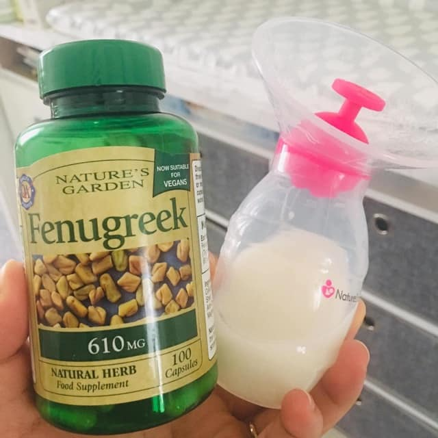 Viên uống lợi sữa Fenugreek Nature's Garden cho mẹ sau sinh - Tăng khả năng tiết sữa và cung cấp dinh dưỡng cho bé - 100 viên