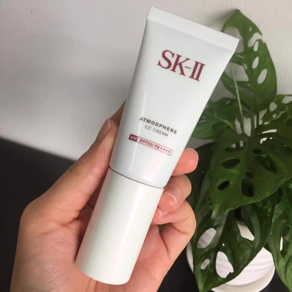 Kem Nền Chống Nắng SK-II Atmosphere CC Cream SPF50/PA ++++ - Dưỡng Ẩm, Che Khuyết Điểm, Lớp Nền Tự Nhiên, Bảo Vệ Da Tối Ưu