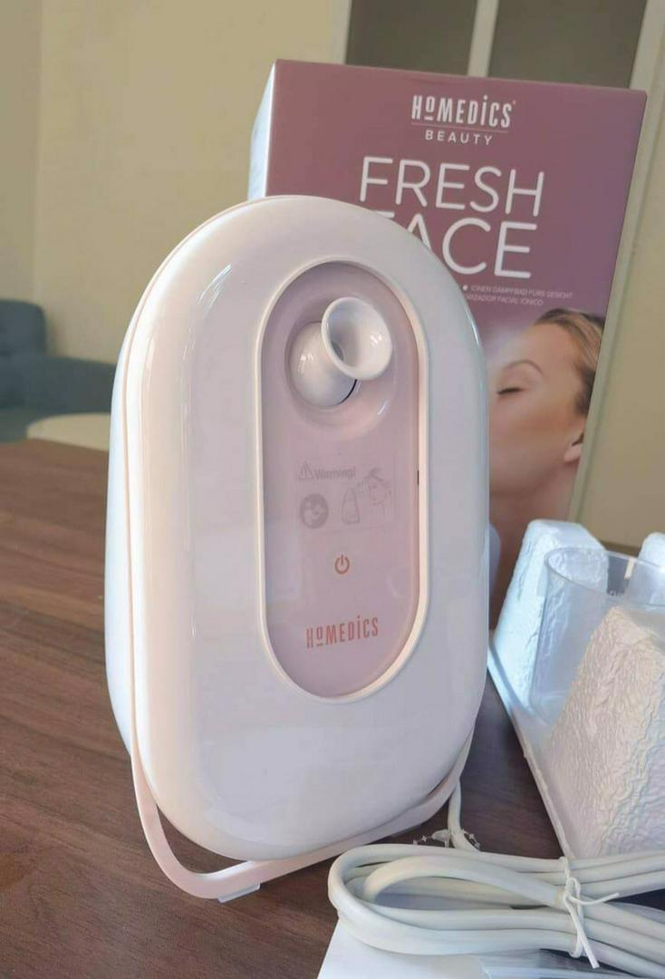 Máy Xông Hơi Mặt HoMedics FCS-100-EU - Công Nghệ Siêu Âm ION, Làm Sạch Sâu và Trẻ Hóa Da, Chăm Sóc Da Tại Nhà