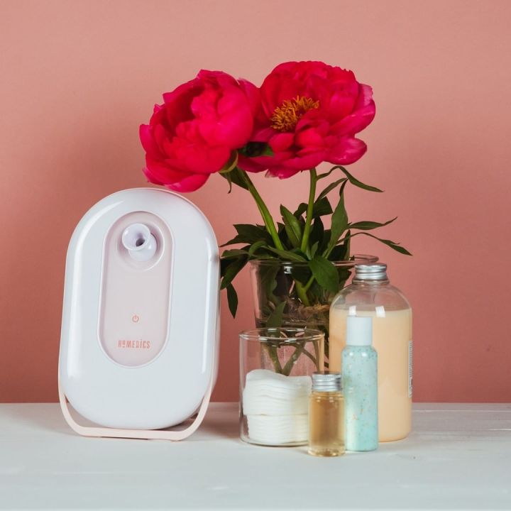 Máy Xông Hơi Mặt HoMedics FCS-100-EU - Công Nghệ Siêu Âm ION, Làm Sạch Sâu và Trẻ Hóa Da, Chăm Sóc Da Tại Nhà