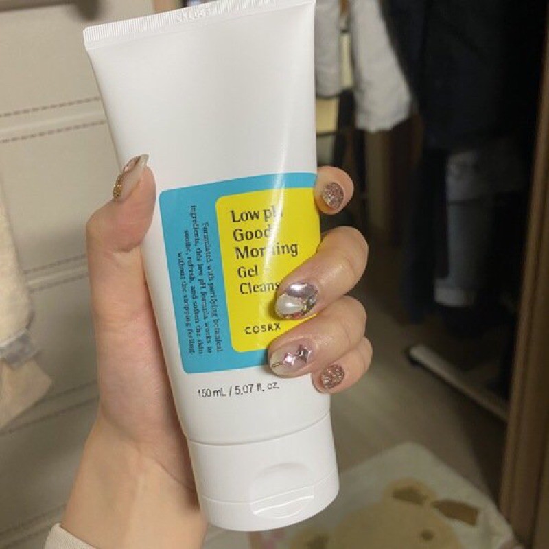 Sữa Rửa Mặt Cosrx Low pH Good Morning Gel Cleanser 150ml - Gel Chăm Sóc Da Dịu Nhẹ, Phù Hợp Mọi Loại Da, Chứa BHA và Tràm Trà