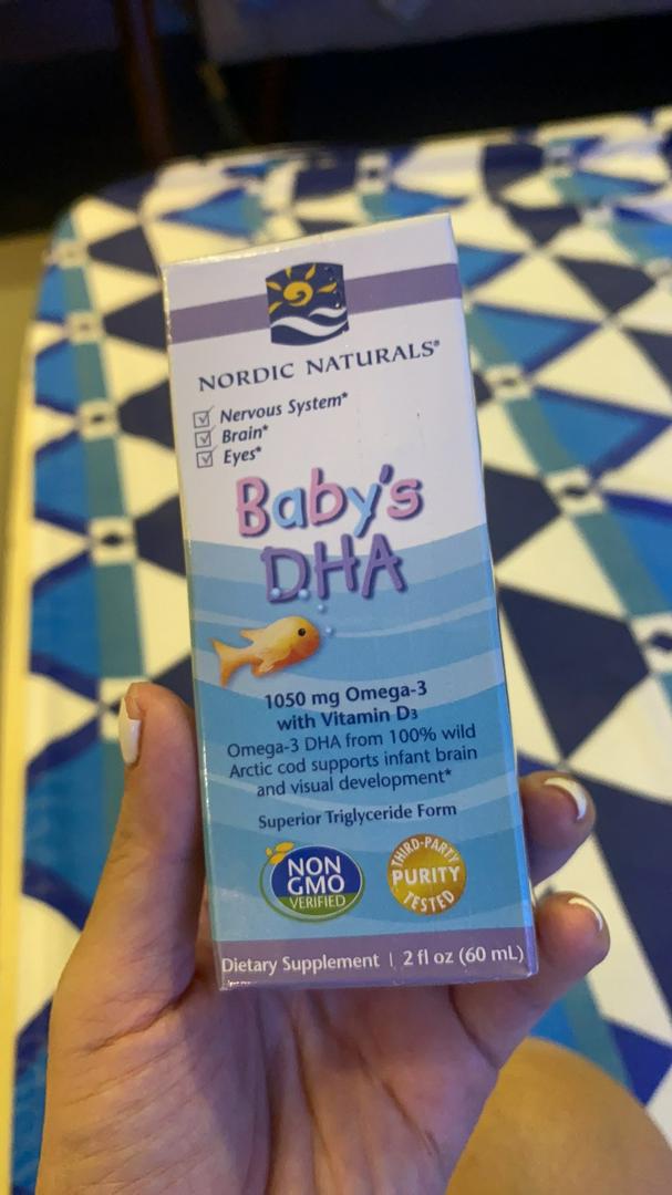 Siro Omega 3 Baby's DHA Nordic Naturals - Bổ Sung Vitamin D3, Hỗ Trợ Phát Triển Trí Não Cho Trẻ Sơ Sinh, Tăng Cường Thị Lực, Miễn Dịch 60ml