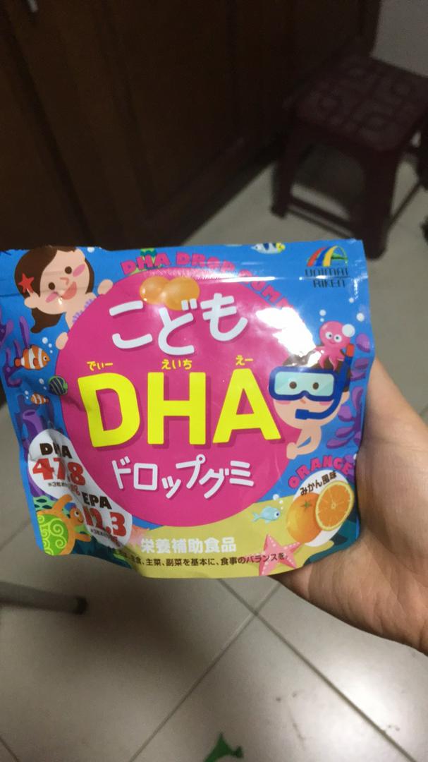 Kẹo Bổ Sung DHA Unimat Riken Nhật Bản - Kẹo Dinh Dưỡng Hỗ Trợ Phát Triển Não Bộ Cho Bé - Hương Vị Đào và Cam Thơm Ngon