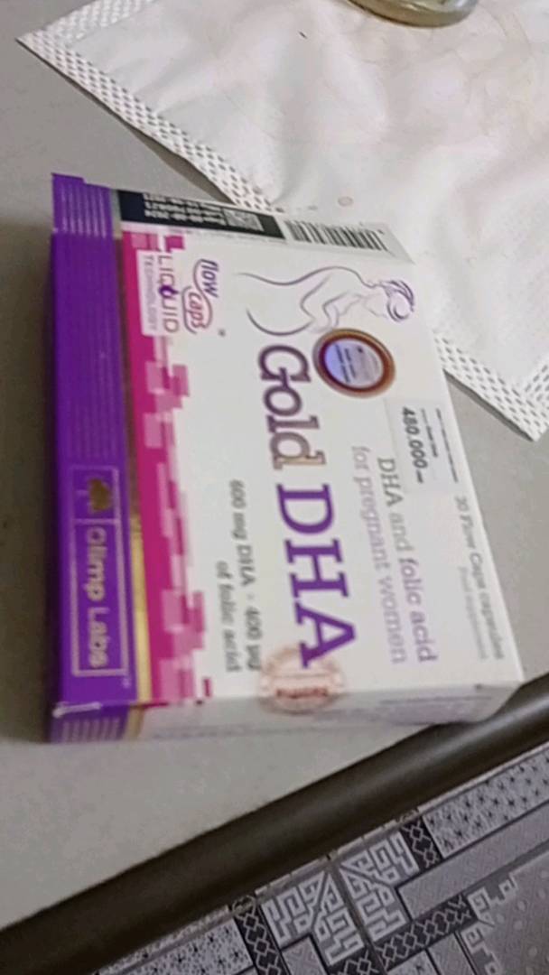 Viên Uống Gold DHA cho Bà Bầu - Thực Phẩm Bổ Sung DHA và Axit Folic Hỗ Trợ Sức Khỏe Mẹ Mang Thai và Thai Nhi