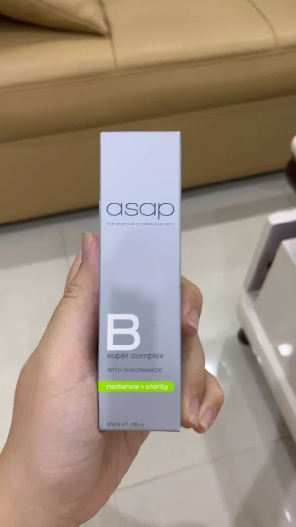 Tinh Chất Dưỡng Da Asap Super B Complex 30ml - Serum Niacinamide & Axit Hyaluronic Cải Thiện Đàn Hồi Da, Giảm Nếp Nhăn, Phù Hợp Mọi Loại Da