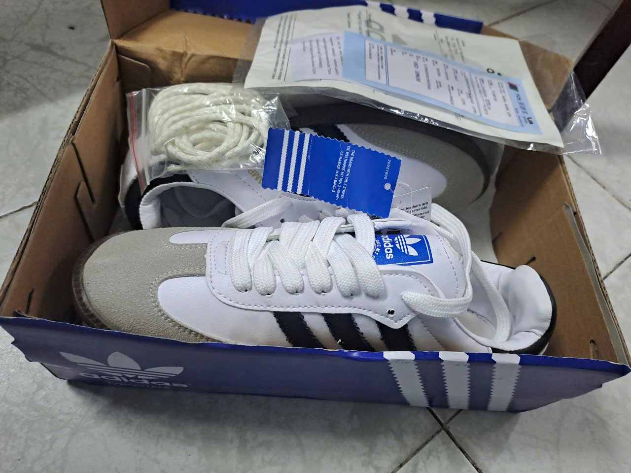 Giày Adidas Samba White Black Nam Nữ - Giày Thể Thao Phong Cách Hiện Đại, Được Kiểm Tra Chất Lượng, Size 36-43