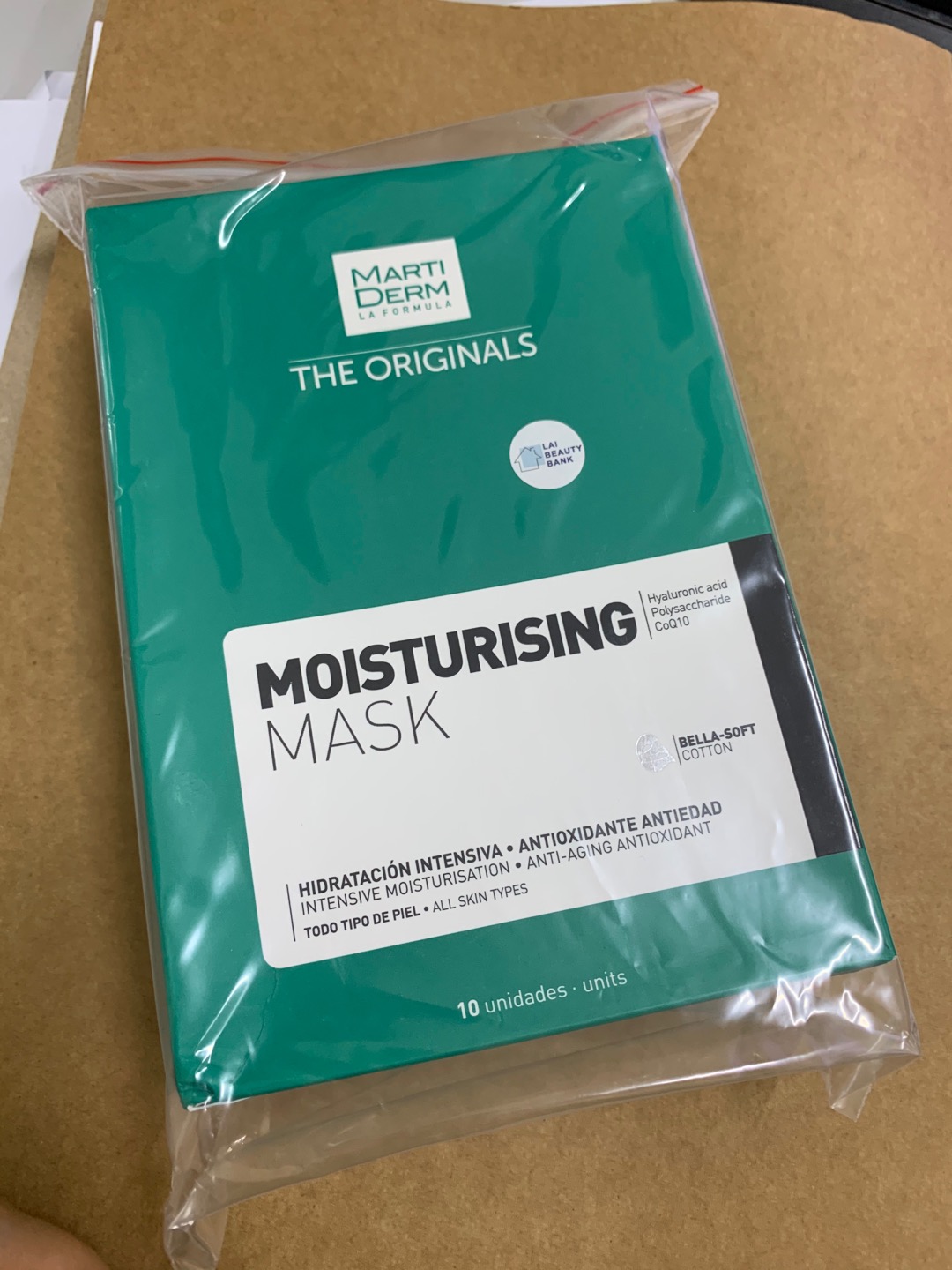 Mặt Nạ Dưỡng Trắng MartiDerm The Originals Moisturising Mask - Hộp 10 Miếng, Cấp Ẩm, Cải Thiện Da Khô, Chăm Sóc Da Chuyên Sâu