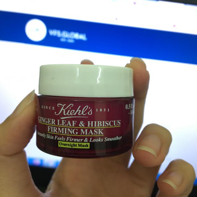 Mặt Nạ Ngủ Kiehl's Ginger Leaf & Hibiscus - Chống Lão Hóa, Cấp Ẩm, Làm Mềm Da, Phù Hợp Mọi Loại Da - 100ml