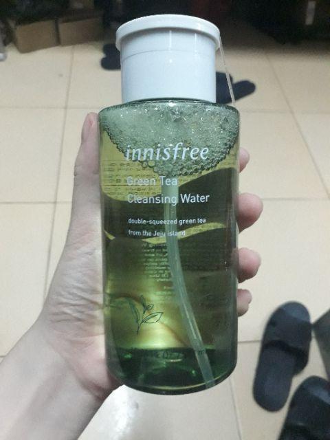 Nước Tẩy Trang Trà Xanh Innisfree Green Tea Cleansing Water 320ml - Dành Cho Da Dầu, Mụn, Hỗ Trợ Kiềm Dầu Và Ngăn Ngừa Mụn