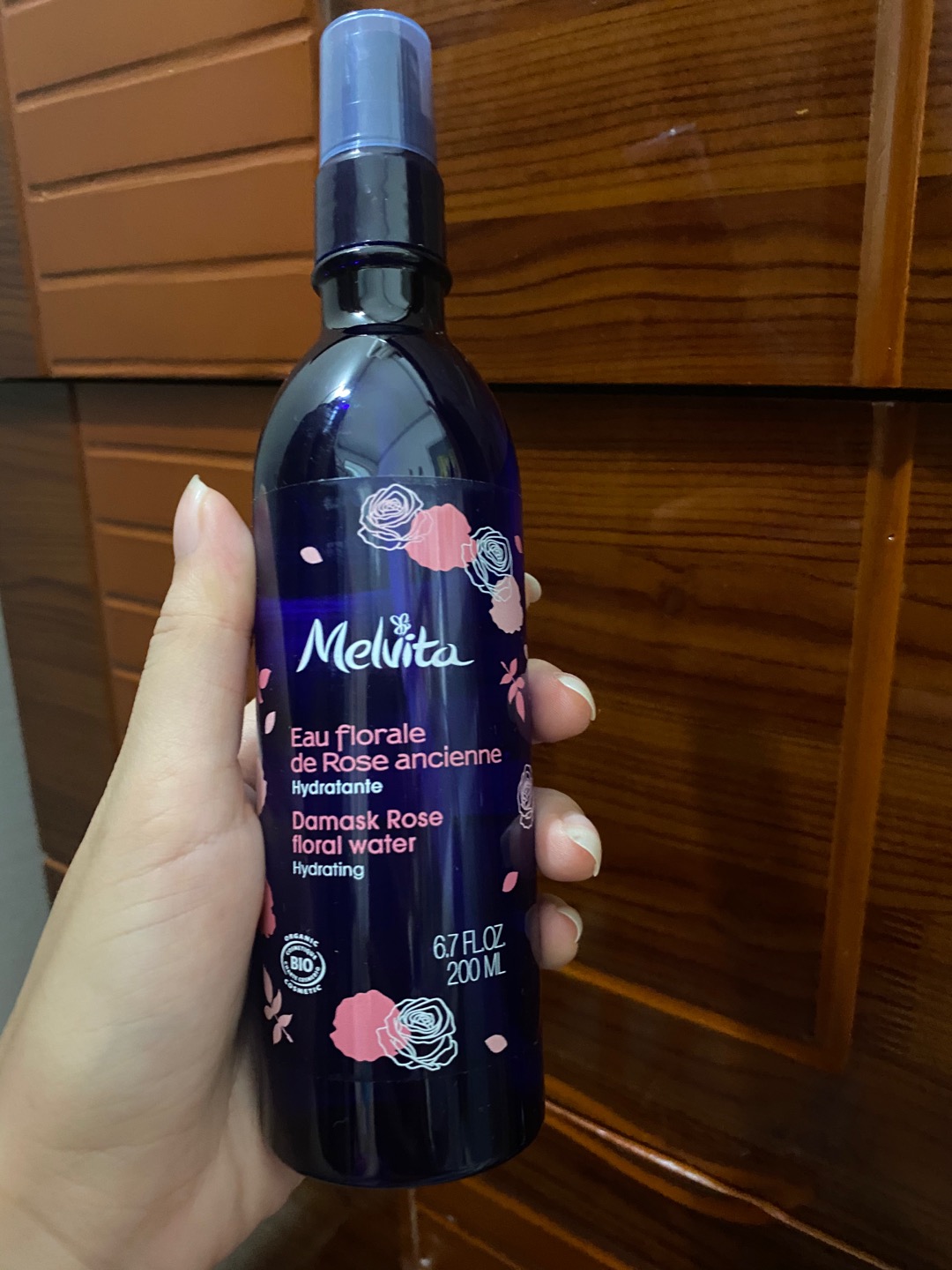 Nước Hoa Hồng Melvita Eau Florale de Rose Pháp - Toner 100% Thiên Nhiên Cân Bằng pH và Cấp Ẩm Cho Da Mọi Loại