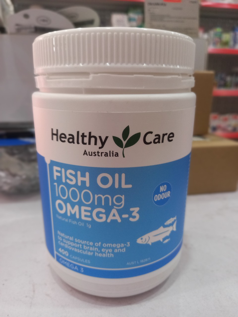 Dầu Cá Fish Oil Healthy Care Omega 3 1000mg -  Hỗ Trợ Sức Khỏe Tim Mạch, Mắt, Não, Hệ Thần Kinh, Mịn Da Từ Úc