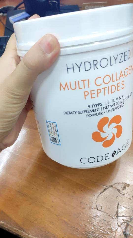 Bột uống Collagen Codeage Hydrolyzed Multi Collagen Peptides 567g - Hỗ trợ trẻ hóa da, tóc và móng - Dinh dưỡng cao, dễ hấp thụ