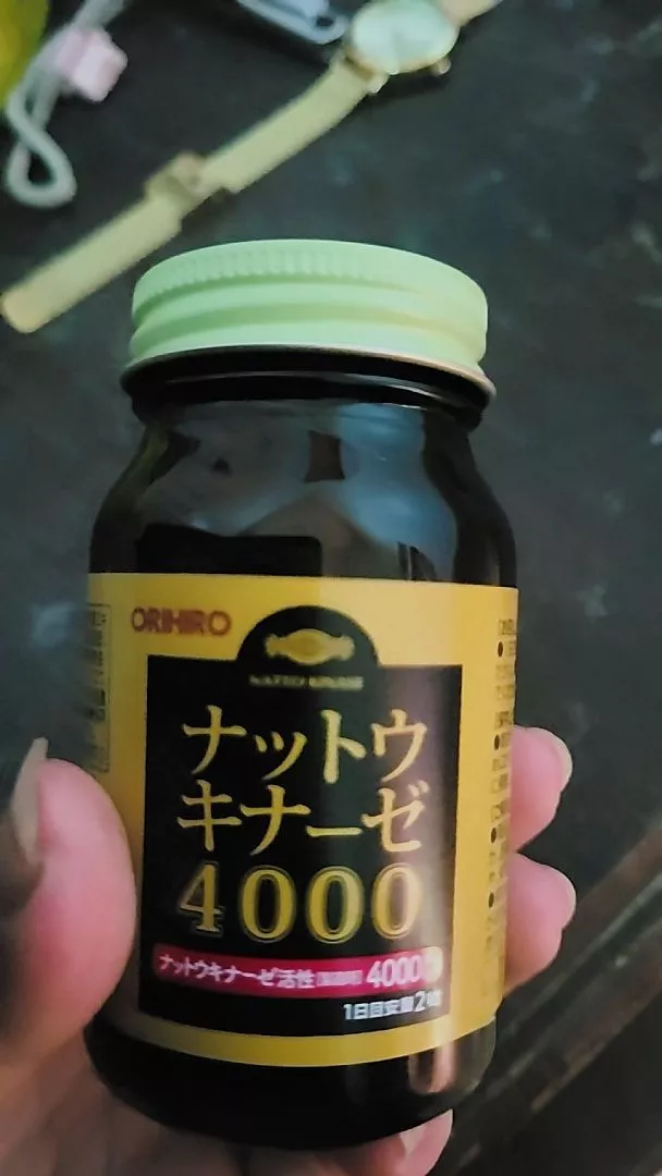Viên uống NattoKinase 4000FU Orihiro Nhật Bản - Hỗ trợ trí nhớ và tăng cường sức khỏe não bộ, hộp 60 viên