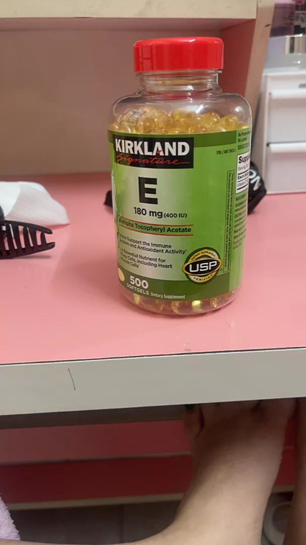Viên Uống Vitamin E 400 IU Kirkland Mỹ - Bổ Sung Vitamin Cần Thiết, Hỗ Trợ Sức Khỏe Và Làm Đẹp Da 500 Viên