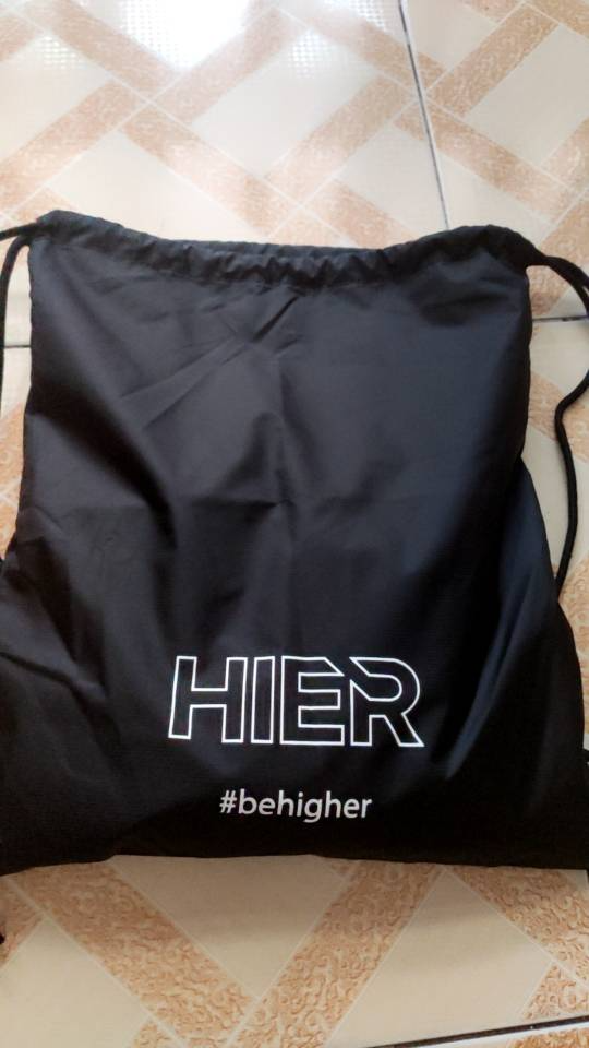Túi Rút Thể Thao Hier Drawstring Bag Chống Nước - Đựng Giày, Quần Áo và Đồ Dùng Thể Thao, Phù Hợp Hoạt Động Ngoài Trời