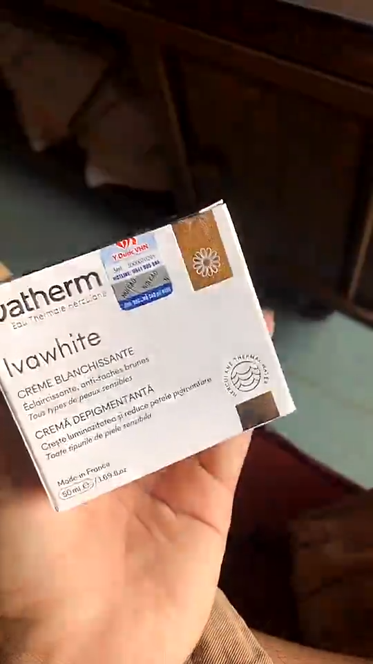 Kem Trị Nám Ivatherm Ivawhite 50ml - Dưỡng Trắng Da, Giảm Nám Sạm, Chống Lão Hóa Với Thành Phần Wonderlight & Niacinamide