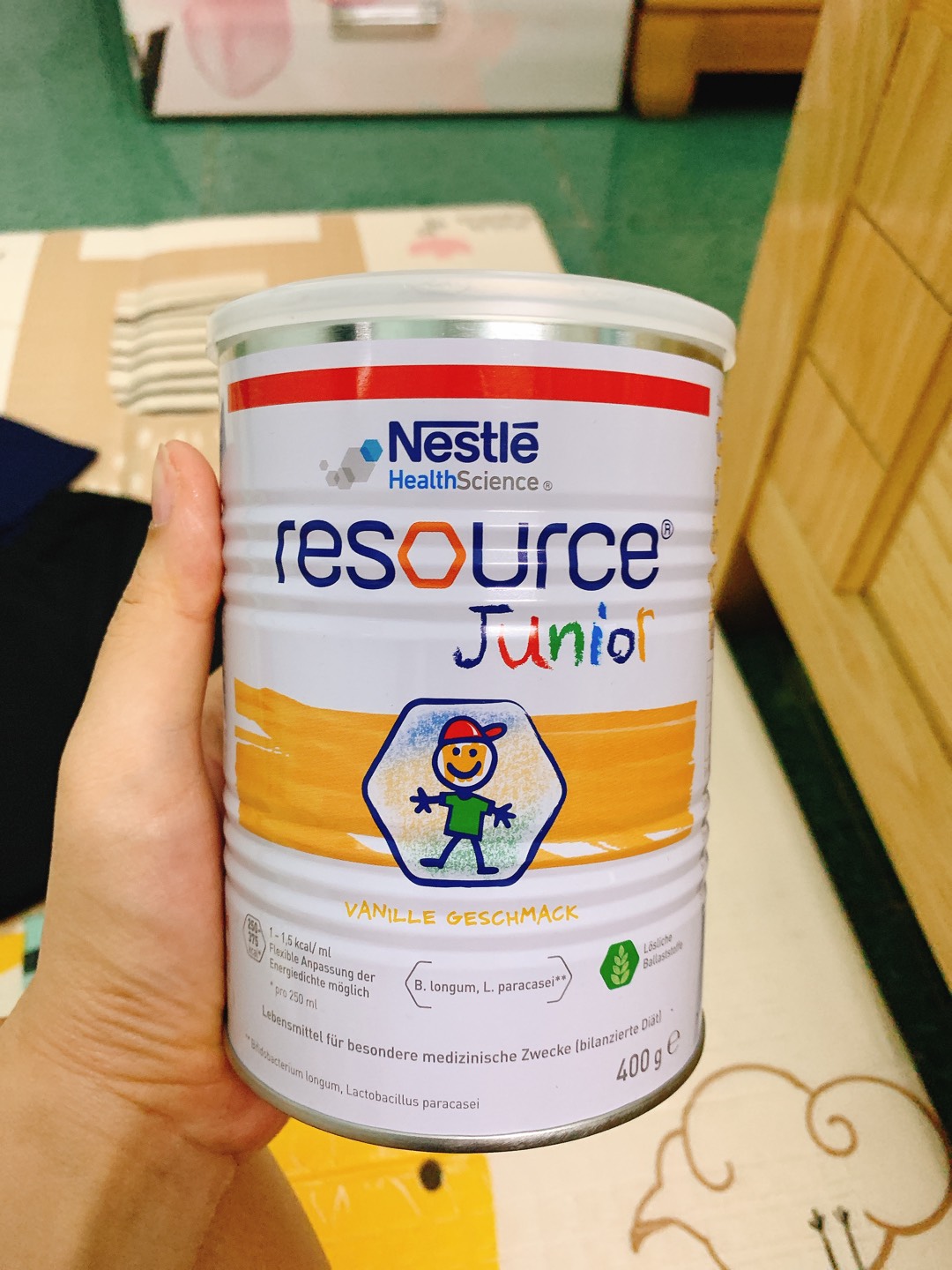 Sữa Tăng Cân Resource Junior 400g Đức - Dinh Dưỡng Hỗ Trợ Trẻ 1-10 Tuổi Chậm Lớn, Cải Thiện Hệ Tiêu Hóa, Tăng Cường Đề Kháng