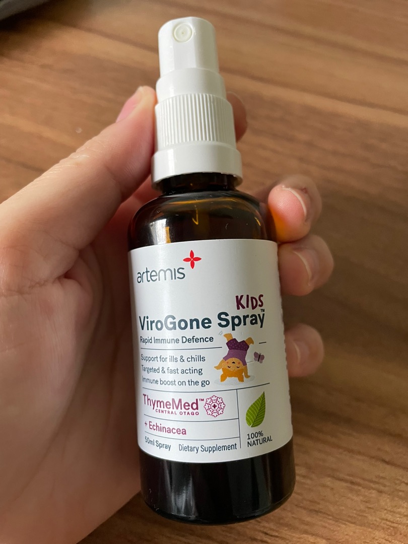 Xịt Họng Artemis Kids ViroGone Spray 50ml - Hỗ Trợ Tăng Đề Kháng Tự Nhiên Cho Trẻ 1-12 Tuổi, Chiết Xuất Thảo Mộc An Toàn
