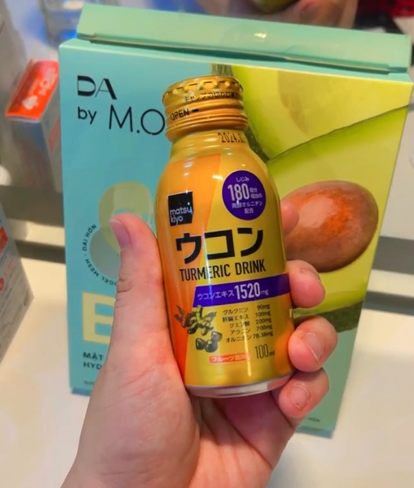 Nước Uống Tinh Chất Nghệ Giải Rượu Bổ Gan Matsukiyo Turmeric - Hỗ Trợ Làm Lành Vết Thương và Tăng Cường Sức Khỏe (Lốc 6 Chai 100ml)