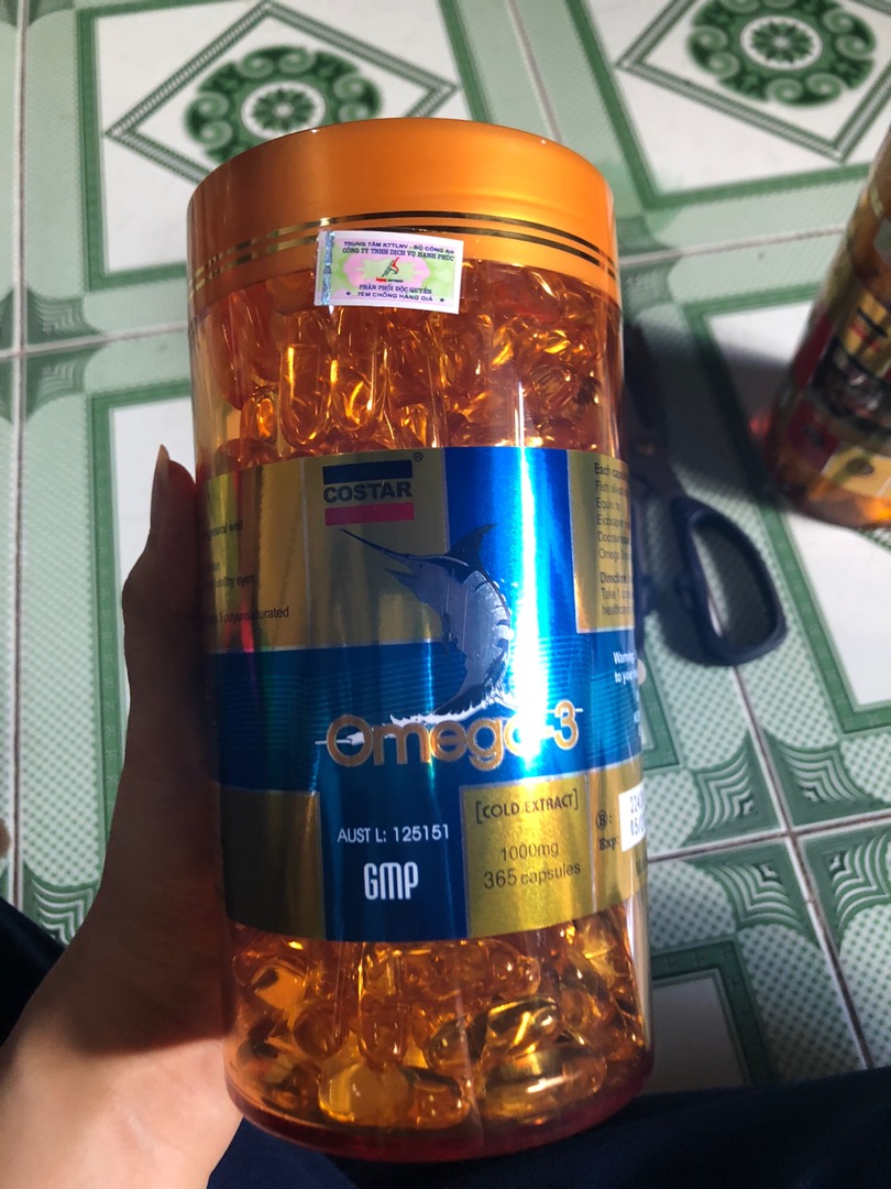 Dầu cá Omega 3 Costar Úc 1000mg - Viên bổ sung EPA, DHA hỗ trợ sức khỏe tim mạch và thị lực, 100 viên dễ uống