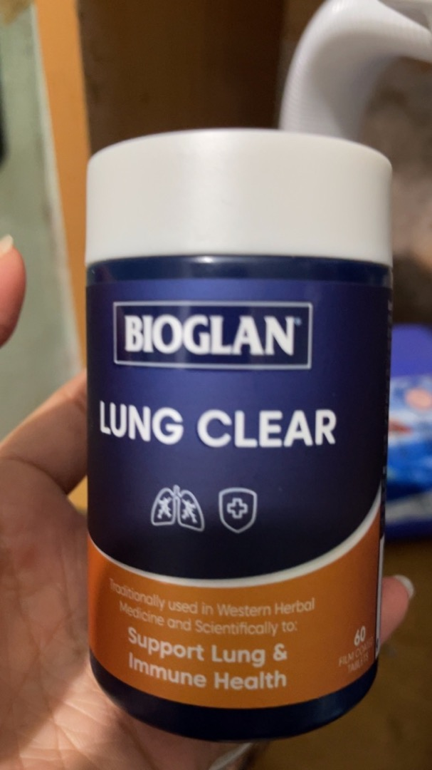 Viên uống thanh lọc phổi Bioglan Lung Clear 60 viên - Hỗ trợ làm sạch phổi, giảm ô nhiễm & tăng cường hô hấp tự nhiên