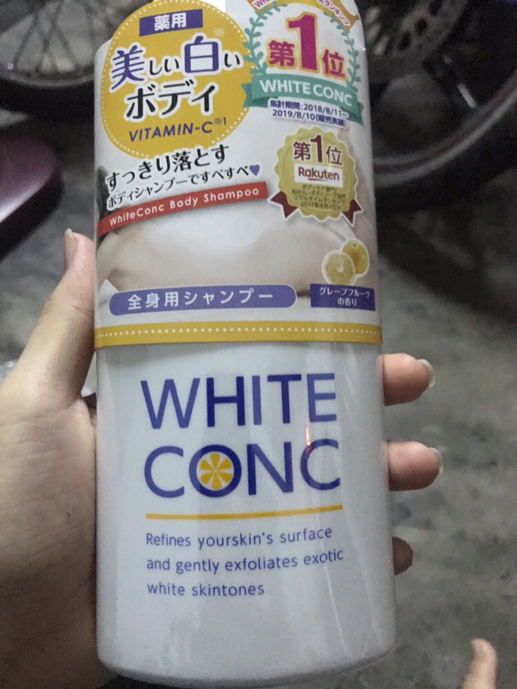 Sữa Tắm Trắng White Conc Body Nhật Bản - Dưỡng Da Trắng Hồng, Hương Thơm Tươi Mát, Chăm Sóc Da Tự Nhiên 360ml