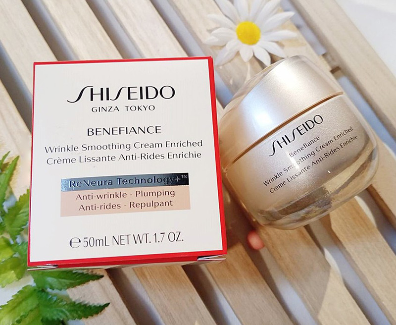 Kem Dưỡng Shiseido Benefiance Wrinkle Smoothing 50ml - Trẻ Hóa Da, Cấp Ẩm, Giảm Nếp Nhăn, Dành Cho Da Thường và Da Khô