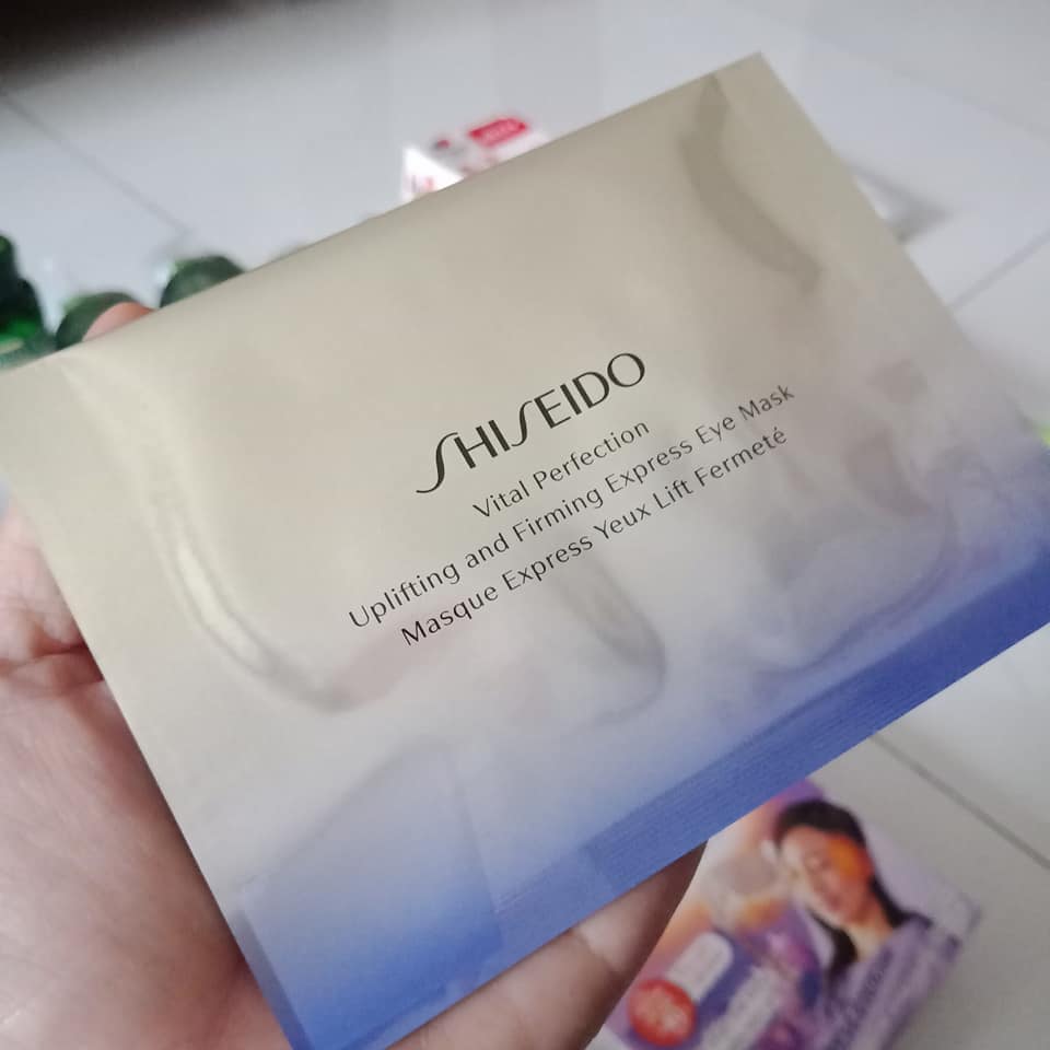Mặt Nạ Mắt Shiseido Uplifting and Firming Express Eye Mask - Giảm Quầng Thâm, Cải Thiện Nếp Nhăn Đặc Trị Vùng Mắt 12 Bộ