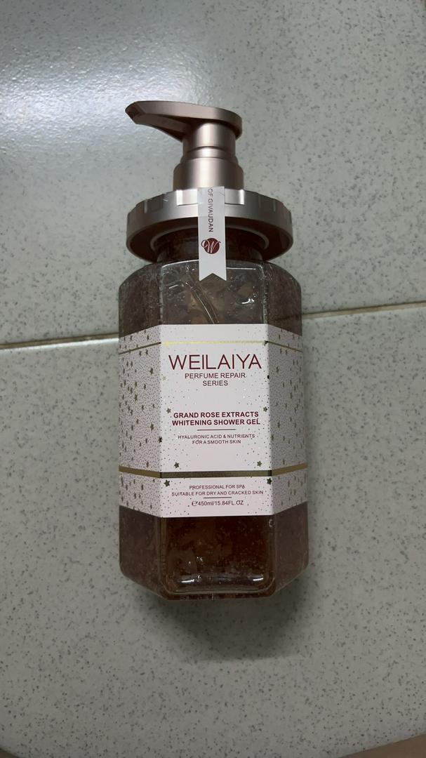 Sữa Tắm Trắng Da Weilaiya Cánh Hoa Hồng Damask 450ml - Hương Nước Hoa Cao Cấp, Dưỡng Ẩm Sâu, Làm Sáng Da Tự Nhiên